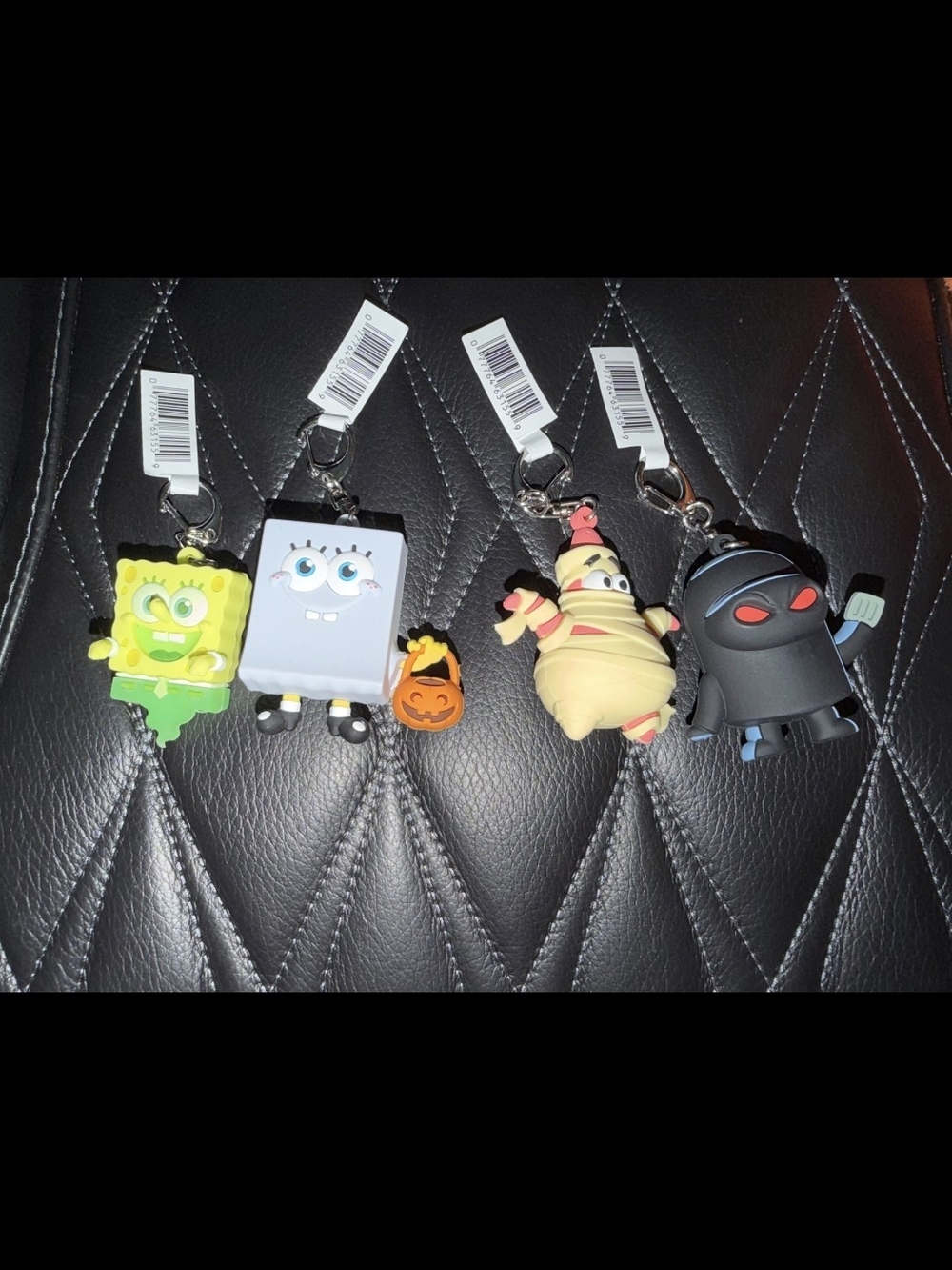 SpongeBob Figural Bag Clip Spirit Halloween Lot of 4